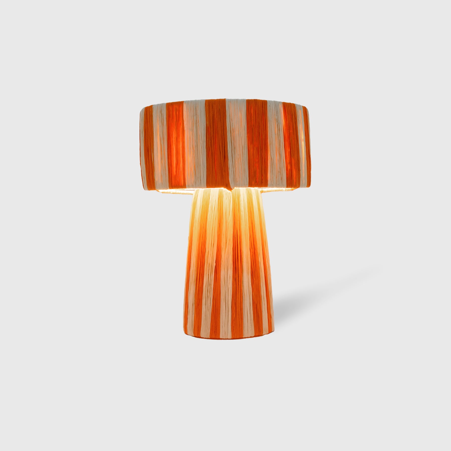 RAFFIA LAMP, pumpkin